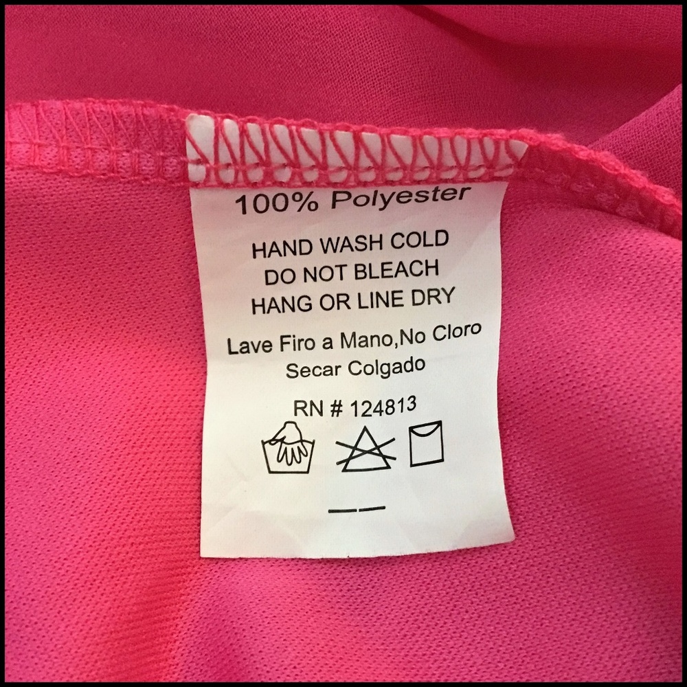 Velzera Sleeveless Pink Chiffon Dress - Picture 7 of 7